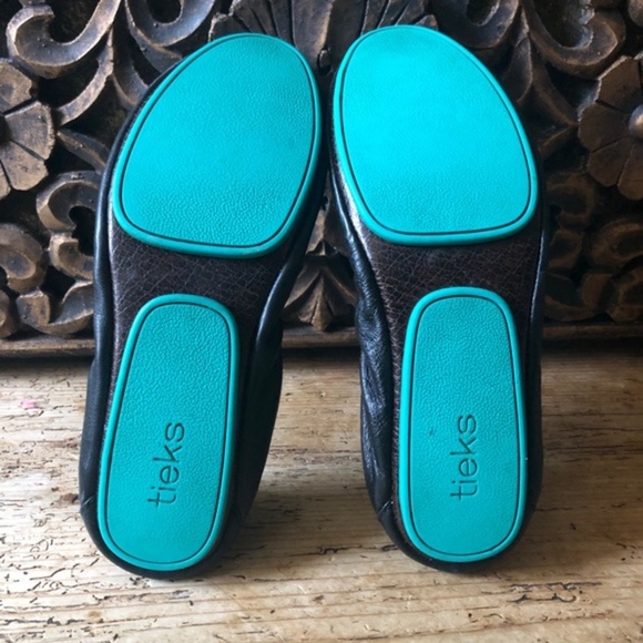 TIEKS by Gavrieli Matte Black Ballet Flats Size 7 - Picture 10 of 14